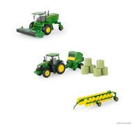 1/64 John Deere LP86066 - Juego de juguetes de heno