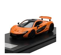 1:64 McLaren P1 Modelo De Coche De Aleación Mclaren Superdeportivo Fundición De Metal Adornos De Escritorio Exquisita Artesanía Decoración(Orange)