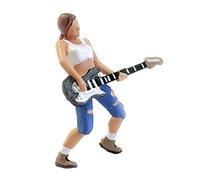 1:64 Mini Tiny Singer People Building Sand Table Scenery Model for Matchbox Women White A