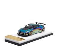 1 64 Nissan 35GT-RR MC GTR R35 Versión Modificada De Carrocería Ancha Modelo Coche Aleación Exhibición Estática