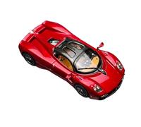 1:64 Pagani Utopia Superdeportivo Rojo De Aleación Fundida Modelo De Coche Juego De Simulación Vehículo De Juguete Miniatura De Colección(Red)