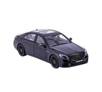 1:64 para Benz S65 W222 Modelo De Aleación De Coche Decoración De Espacio De Exhibición De Escritorio Miniaturas De Automoción(Black)