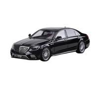 1:64 para Benz S65 W222 Modelo De Aleación Negra Decoración De Escritorio Miniaturas De Automoción