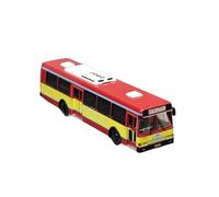 1:64 para Cfc6110gd Modelo Autobús Estático Simulación Aleación De 817 Vías Recuerdo Navideño para Fanáticos Rojo