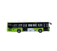 1 64 para el autobús Nueva energía Foton Ouhui Modelo Coche aleación fundida a presión Adornos estáticos coleccionables(Verde)