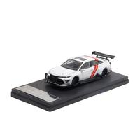 1 64 para El Modelo Coche Aleación Simulación Reforma Explosiva Avalon Vehículo Pequeño Simulado Regalo De Cumpleaños(White)