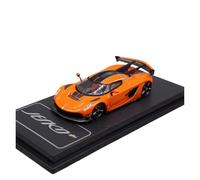1:64 para Exhibición De Aleación Modelo Automóvil Naranja Auto Deportivo del Hogar Estilo Diseño Completamente Cerrado