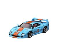 1 64 para Ferrari F40LM Modelo Coche Aleación Completamente Abierto Vehículos Simulación Adorno Colección para Adultos