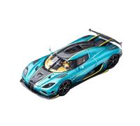 1:64 para Koenigsegg RSR Modelo De Coche De Resina Azul Océano Adornos Coleccionables Souvenirs Decorativos Miniaturas De Automoción