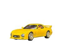 1:64 para Mazda RX-7 Fd3s A Spec Speed Miniatura Modelo Decoraciones(Yellow)