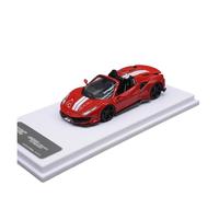1:64 para Novitec 488 Alloy Red Raro Modelo De Coche Coleccionable Edición Limitada Convertible
