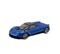 1 64 para Pagani Huayara BC Zonda Modelo De Coche De Aleación Vehículos De Simulación Adorno De Colección para Adultos(Azul)