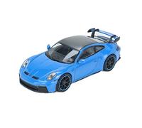 1 64 para Porsche 911 GT3 Modelo De Coche De Aleación Azul Vehículos De Simulación Adorno De Colección para Adultos(Right Rudder)
