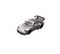1 64 para Porsche 964 De Aleación Fundida, Juguetes Coches Deportivos Clásicos Nostalgia Recuerdo Pantalla Estática No Control Remoto Modelos(Gray)