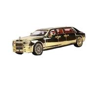 1:64 para Rolls Royce Phantom VIII Aleación Modelo De Coche Pequeño Decoración Estante De Exhibición Adorno(Gold)