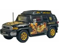 1:64 para Toyota Cruiser Fj para Modelismo Forest Park Alloy Car Classic colección Vehículos para Miniatura