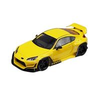1:64 Toyota Rocket Bunny GR86 Supercar Rocket Rabbit Aleación De Fundición A Presión Modelo De Coche Amarillo Miniatura De Colección
