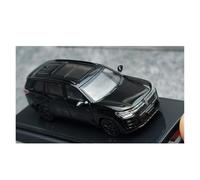 1/64 Volkswagen Touran Pro Police Car SUV Aleación Modelo De Coche Colección Miniatura Escena Adornos Miniatura De Colección(Black)