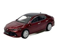 1:66 para Toyota Camry De Octava Generación Rojo/Azul Llantas Plateadas Modelo De Coche Juguete Tipo Sedán(Red)