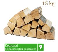 (1,67€/1kg) Leña Madera 15 kg Para estufa y Chimenea Brasero Madera de Haya 25 c