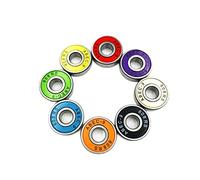 1 6pcs 608 2RS ABEC-9 Cojinetes de skate en línea de skate de longboard profesional Piezas de patines