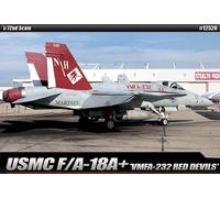 1:72 Academy Usmc F/A-18 + Vmfa-232 Red Devils Kit ACD12520 Modellino