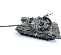 1/72 cañón metálico Ucrania T-72av tanque de guerra principal decoración de modelo terminado