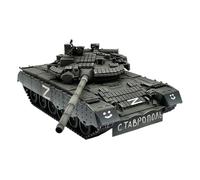 1 72 Escala para Ruso T80 T-80BV Tanque De Batalla Principal Smiley Pintura Modelo Acabado Artículo De Coleccionista No Control Remoto Modelos