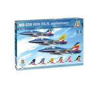 1:72 ITALERI Mb-339 60Th P.A.N. Anniversary 3 Pcs Frecce Tricolori Kit IT1461