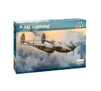 1:72 Italeri P-38J Lightning Aereo Plan Kit IT1446 Modellino
