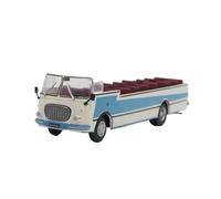1:72 para Jelcz 043 Cabrio Bus Modelo De Coche De Aleación Vehículo Azul Estático Juguete Colección Ornamental