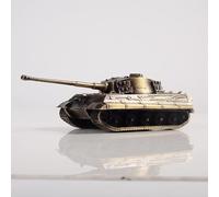 1/72 PzKpfw VI King Tiger Ausf. B - Tanque pesado de metal modelo de tanque modelo militar decoración (bronce)
