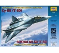 Sukhoi T-50 Caza Ruso 1:72 Kit De Modelo De Plástico ZVEZDA