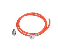 1.7m Ball Lock Beer Line Assembly, Ball Lock Keg Fitting with 5/16in Carbonation Cap Beer Keg Accessories for Home Brewing System