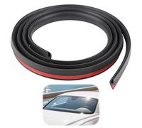 1,7M Junta de Parabrisas para Coche Universal Negro | Tira de Goma para Limpiaparabrisas, Junta de Goma para Parabrisas Delantero de Coche para Parabrisas y Puerta de Coche
