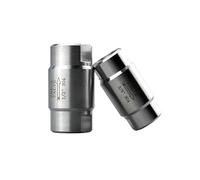1/8" 1/4" 3/8" 1/2" 3/4" 1" 1-1/2" Female 304 Stainless Steel Check Valve One Way Non-retrun Steam Water Oil 200C 80 Bar RUAJOGYNVM(1/8")