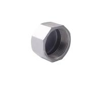 1/8 "1/4" 3/8 "1/2" 3/4 "1" 1-1/4 "1-1/2" BSP hilo femenino 304 conector de tubería de acero inoxidable conector for cabezal hexagonal tapa final(1-1/4")