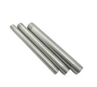 1/8 "1/4" 3/8 "1/2" 3/4 "1" 1-1/4 "1-1/2" rosca macho igual a 100-150MM tubo de extensión conector de acero inoxidable 304(DN32 150MM)