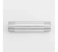 1/8" 1/4" 3/8" 1/2" 3/4" 1" -2" BSPT Male Length 60 80 100 150 200 300mm Barrel Nipple 201 304 Stainless Pipe Fitting Connector,1,1/4",100mm
