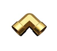 1/8 "1/4" 3/8 "1/2" 3/4 "1" hembra X rosca macho 90 grados codo de latón conector de instalación de tuberías acoplador for adaptador Fue de agua(Female 1-1/4")