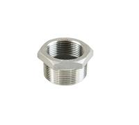 1/8 "1/4" 3/8 "1/2" 3/4 "1" SS304 accesorios reductores de tubería de acero inoxidable casquillo reductor hexagonal conector de tubería de hilo macho a hembra(DN40XDN50)