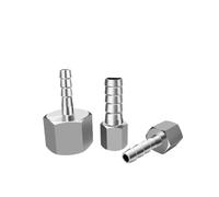 1/8 "1/4" 3/8 "1/2" 3/4 "BSP hilo femenino de acero inoxidable de alta presión espiga for manguera conector de instalación de tuberías adaptador de acoplamiento(4mm-BSPP1I8)