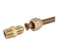 1/8" 1/4" 3/8" 1/2" 3/4" BSPP Male To 6.35-19.05mm Flare Tube 45 Degree SAE-Standard Brass Pipe Fitting Connector For Air Conidi,3l4 BSPP To 15.88mm,BSP To SAE UNF
