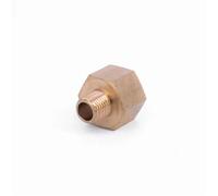 1/8" 1/4" 3/8" 1/2" 3/4" NPT BSP Female Male Hex Reducer Bush Brass Pipe Fitting Connector Coupler Adapter For Pressure Gauge,Female to Male,1l2 NPT, 1l4 BSPT