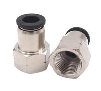 1/8 "1/4" 3/8 "1/2" NPT macho hembra 1/8 "- 5/8" pulgadas tubo OD codo neumático empuje for conectar el conector de liberación rápida del conector de aire(PCF NPT,6.35MM 1L4 INCH_3/8")