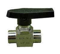 1/8 1/4 3/8 1/2 pulgadas válvula de bola cierre hembra puerto reductor SS304 acero inoxidable 915 PSI agua gasóleo(Ss304,3/8 Inch)