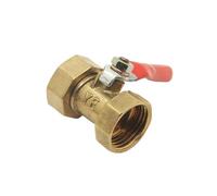 1/8 "1/4" 3/8 "1/2" rosca macho hembra latón agua aceite gas tubería corte válvula de bola accesorios conector neumático controlador manija(Female 1/8")