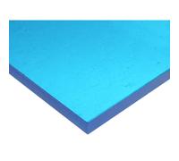 1/8 """" (3 mm) Ocano transparente Azul 12 """" x 12 """" Hoja de plexigls acrlico fundido 0.118 """" grueso #2069 AZM