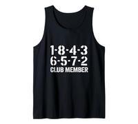 1-8-4-3-6-5-7-2 Miembro del Club 18436572 Orden de despido Big Block Camiseta sin Mangas