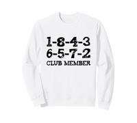 1-8-4-3-6-5-7-2 Miembro del Club 18436572 Orden de despido Big Block Sudadera